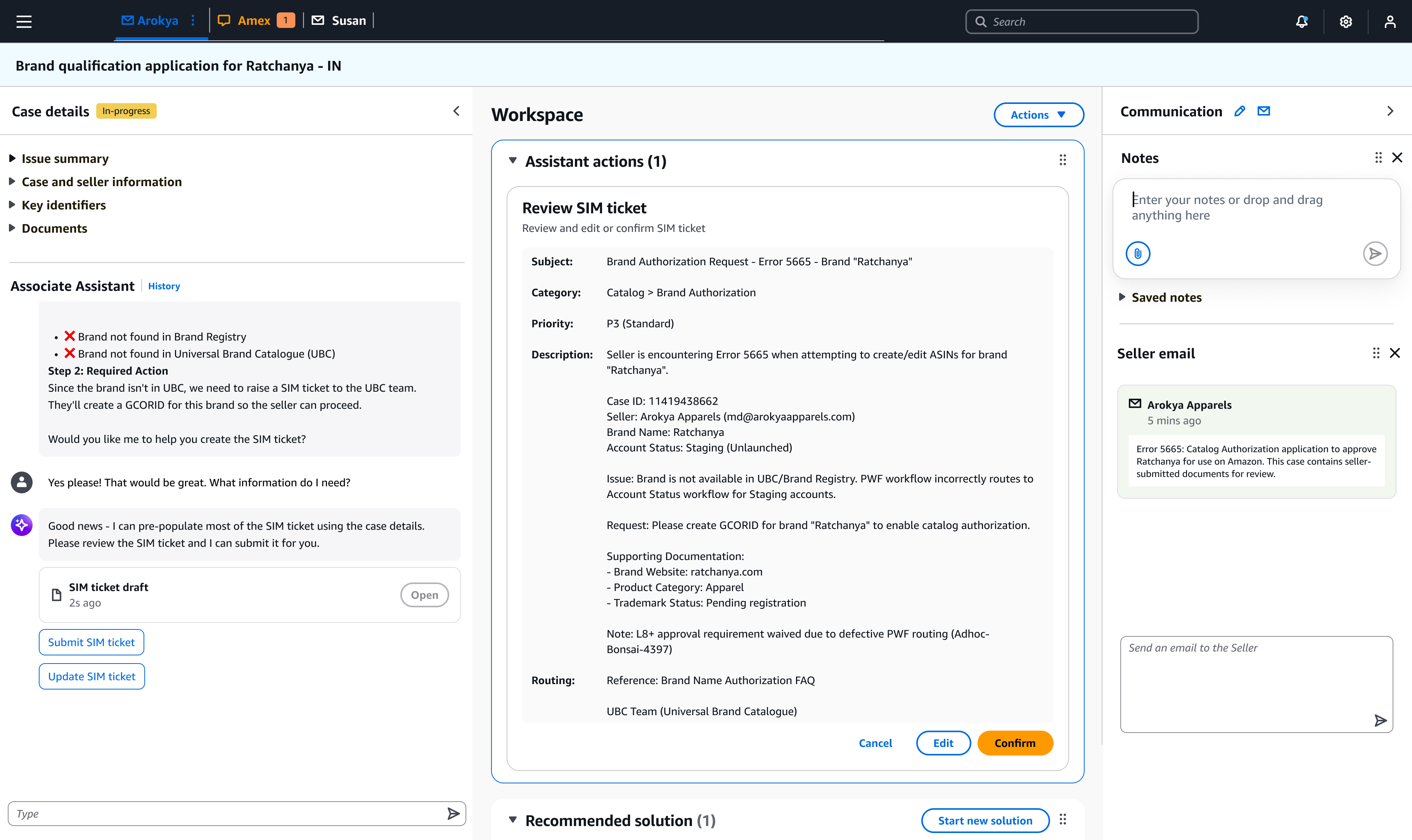 Conversational AI Interface Demo
